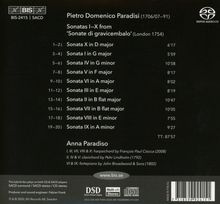 Pietro Domenico Paradies (Paradisi) (1707-1791): Sonate di Gravicembalo Nr.1-10 (1754), Super Audio CD