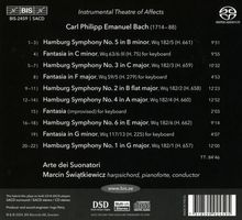 Carl Philipp Emanuel Bach (1714-1788): Symphonien Wq.182 Nr.1-6 "Hamburger", Super Audio CD