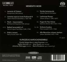 Klingzeug Barockensemble - Memento Mori, Super Audio CD