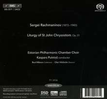 Sergej Rachmaninoff (1873-1943): Liturgie des Hl.Joh.Chrysostomus op.31, Super Audio CD