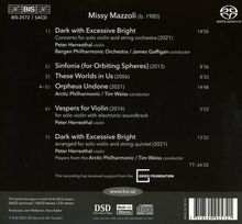 Missy Mazzoli (geb. 1980): Violinkonzert "Dark with excessive Bright", Super Audio CD