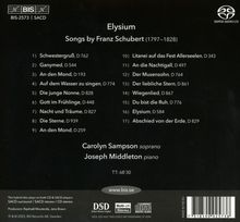 Franz Schubert (1797-1828): Lieder - "Elysium", Super Audio CD