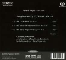 Joseph Haydn (1732-1809): Streichquartette Nr.37-39 (op.33 Nr.1-3), Super Audio CD