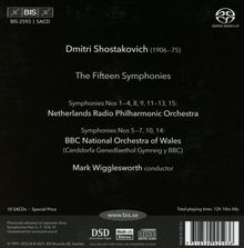 Dmitri Schostakowitsch (1906-1975): Symphonien Nr.1-15, 10 Super Audio CDs