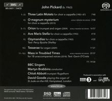 John Pickard (geb. 1963): Mass in Troubled Times für Chor a cappella, Super Audio CD