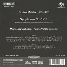 Gustav Mahler (1860-1911): Symphonien Nr.1-10, 11 Super Audio CDs