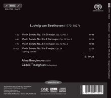 [BIS-2724 | SACD] Ludwig van Beethoven (1770–1827) Violin Sonatas Nr. 1, 3, 2, 5. Alina Ibragimova, Cédric Tiberghien.