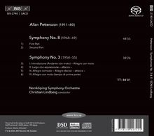 BIS-2740 | SACD. Allan Pettersson: Symphonies No. 8 & 3. Norrköping Symphony, Christian Lindberg. tt: 84'01.