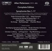 Allan Pettersson (1911-1980): Allan Pettersson - Complete Edition (BIS-Edition), 17 Super Audio CDs und 4 DVDs