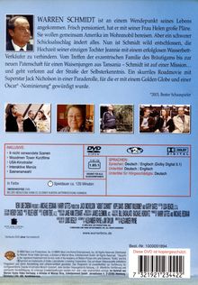 About Schmidt, DVD