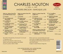 Charles Mouton (1626-1710): Lautensuiten c-moll,c-moll,g-moll,a-moll, CD