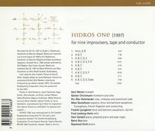 Mats Gustafsson (geb. 1964): Hidros One (1997), CD
