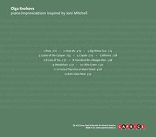 Olga Konkova (geb. 1969): Improvisational Four: Inspired By Joni Mitchell, CD