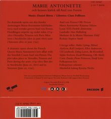 Daniel Börtz (geb. 1943): Marie Antoinette, 3 CDs