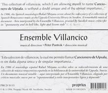 Cancionero de Upsala (1556), CD