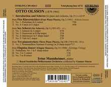Otto Olsson (1879-1964): Introduktion &amp; Scherzo für Klavier &amp; Orchester, CD