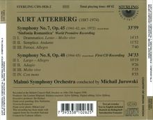 Kurt Atterberg (1887-1974): Symphonien Nr.7 &amp; 8, CD