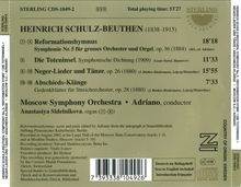 Heinrich Schulz-Beuthen (1838-1915): Symphonie Nr.5 für Orgel &amp; Orchester "Reformationshymnus", CD