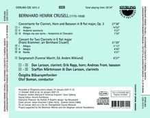 Bernhard Crusell (1775-1838): Concertante op.3 für Klarinette,Horn,Fagott,Blasorchester, CD