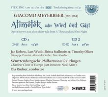 Giacomo Meyerbeer (1791-1864): Alimelek oder Wirt und Gast, 2 CDs