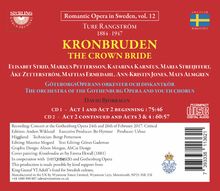 "Kronbruden The Crown Bride" von Ture Rangström mit verschiedenen Künstlern; rote CD-Hülle, schwedische Flagge.