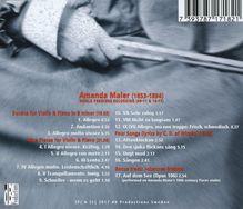 Amanda Maier-Röntgen (1853-1894): Violinsonate h-moll, CD