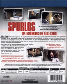 Spurlos - Die Entführung der Alice Creed (Blu-ray), Blu-ray Disc