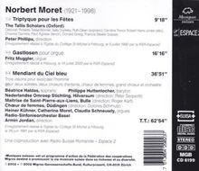 Norbert Moret (1921-1998): Gastlosen für Orgel, CD
