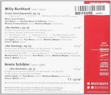 Willy Burkhard (1900-1955): Streichquartett op.23, CD