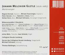 Johann Melchior Gletle (1625-1683): Marienvesper, CD
