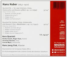 Hans Huber (1852-1921): Klavierquintett Nr.1 op.111, CD