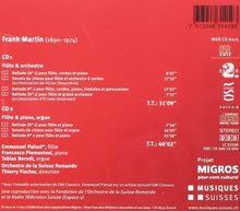 Frank Martin (1890-1974): Werke für Flöte &amp; Orchester, 2 CDs