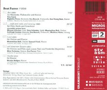 Beat Furrer (geb. 1954): Cold and calm and moving für Flöte, Harfe &amp; Streichtrio, CD