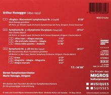 Arthur Honegger (1892-1955): Symphonien Nr.3 &amp; 5, CD