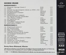 George Crumb (1929-2022): Makrokosmos I &amp; II, CD