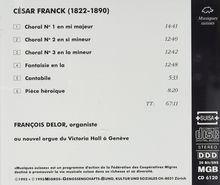 Cesar Franck (1822-1890): Choräle für Orgel Nr.1-3, CD