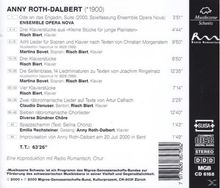 Anny Roth-Dalbert (1900-2004): Lieder, CD