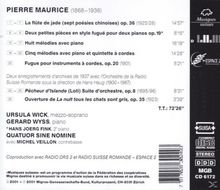 Pierre Maurice (1868-1936): La flute de jade op.36, CD