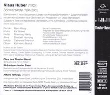 Klaus Huber (1924-2017): Schwarzerde (Bühnenwerk in 9 Sequenzen), 2 CDs