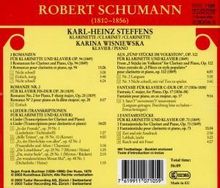 Robert Schumann (1810-1856): Werke für Klarinette &amp; Klavier, CD