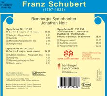 Franz Schubert (1797-1828): Symphonien Nr.1,3,7, Super Audio CD