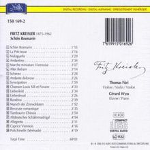 Fritz Kreisler (1875-1962): Werke für Violine &amp; Klavier, CD