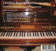 Caroline Boissier-Butini (1786-1836): Klavierwerke, CD