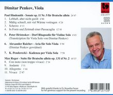 Dimitar Penkov - XX Viola sola, CD
