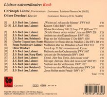 Christoph Lahme &amp; Oliver Drechsel - Liaison extraordinaire: Bach, CD