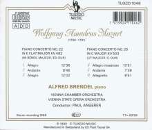 Wolfgang Amadeus Mozart (1756-1791): Klavierkonzerte Nr.22 &amp; 25, CD