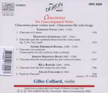 Gilles Colliard - Chaconnes, CD
