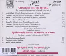 Gabriel Faure (1845-1924): Requiem op.48, CD