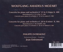 Wolfgang Amadeus Mozart (1756-1791): Klavierkonzerte Nr.20 &amp; 23, CD