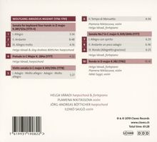 Wolfgang Amadeus Mozart (1756-1791): Klavierwerke "Nannerl Mozart", CD